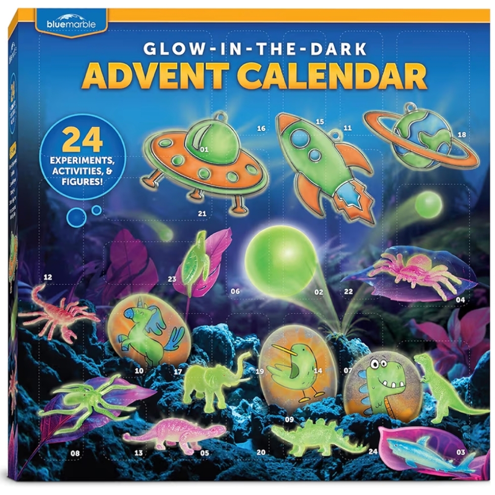 Glow In The Dark Christmas Countdown Advent Calendar